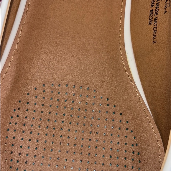 Comfortview Floral Slingback Flats - Red, Purple, White - Picture 15 of 17